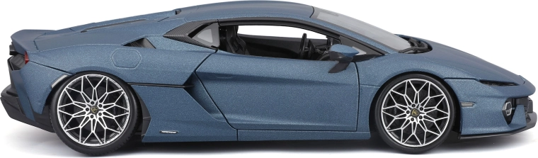 Präzise Räder und matte blaue Lackierung