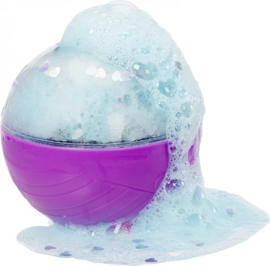 Sprudelnder Schaum, der die Farbe wechselt