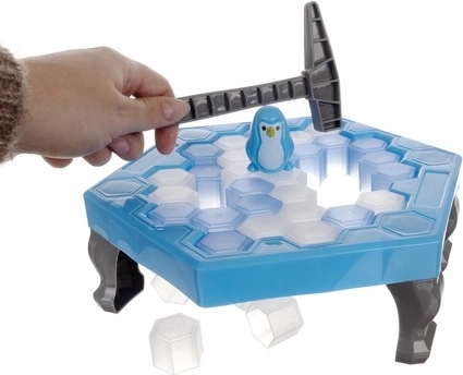 Spannendes Geschicklichkeitsspiel: Klopft das Eis heraus, aber lasst den Pinguin nicht fallen