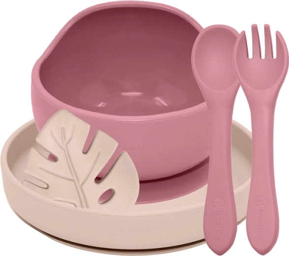 Petite&Mars Essens-Silikon-Set take&match dusty rose – desert sand 6m+ (4 Stk.)