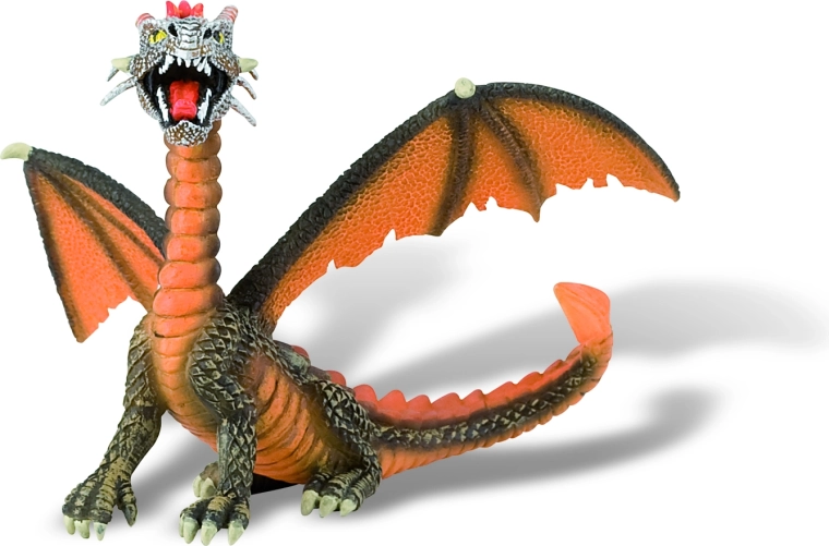Bullyland Drache sitzend orange