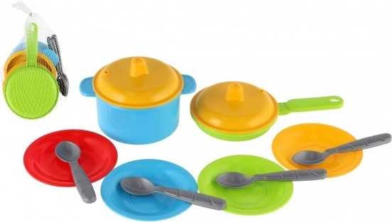 Bunte Küchenset für Kinder 12 Stk.