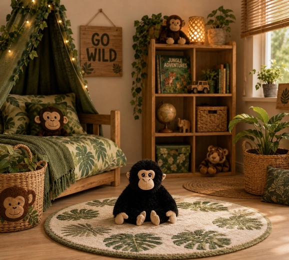 Umweltfreundliches Kuscheltier aus recycelten Materialien