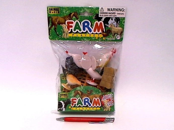 Haustiere – Set mit 10 Bauernhof-Vogelfiguren