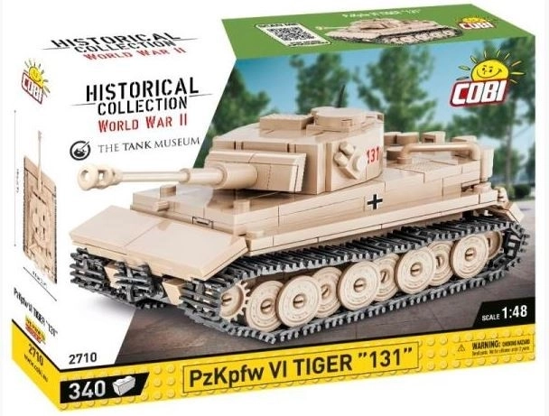 Modellbausatz Panzer PzKpfw VI TIGER 131 im Maßstab 1:48