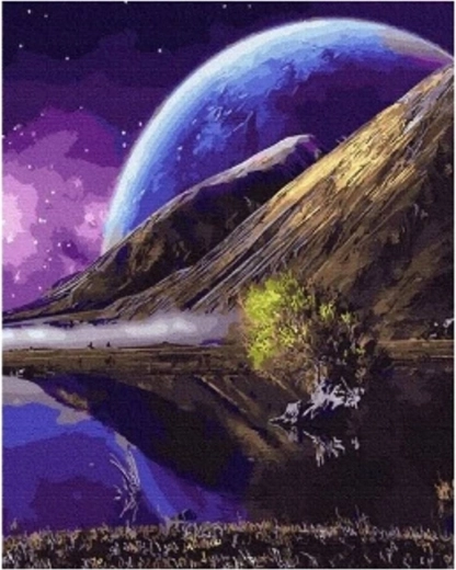 Norimpex Diamantmalerei – Planet 30 × 40 cm