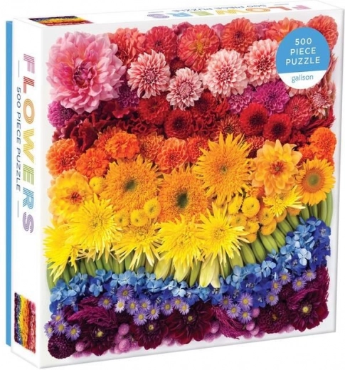 Puzzle Regenbogenblüten 500 Teile GALISON