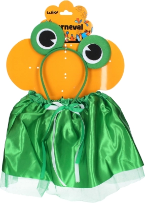 Karnevalskostüm Frosch mit Rock
