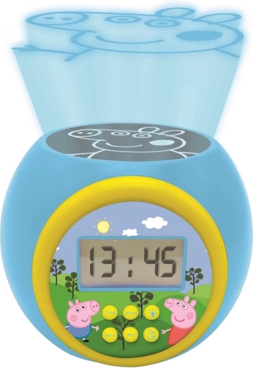 Kinderwecker mit Projektor PEPPA WUTZ und Nachtlicht