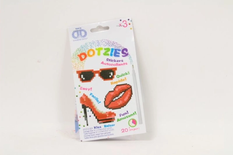 Diamond Dotz Kiss – Aufkleber-Set für Diamond Painting (3 Stk.)