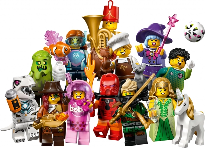 12 einzigartige Sammelfiguren in einer Serie