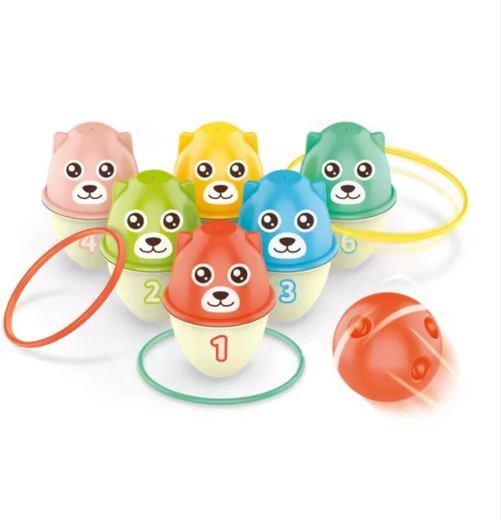 Fröhliche Tierchen mit Zahlen