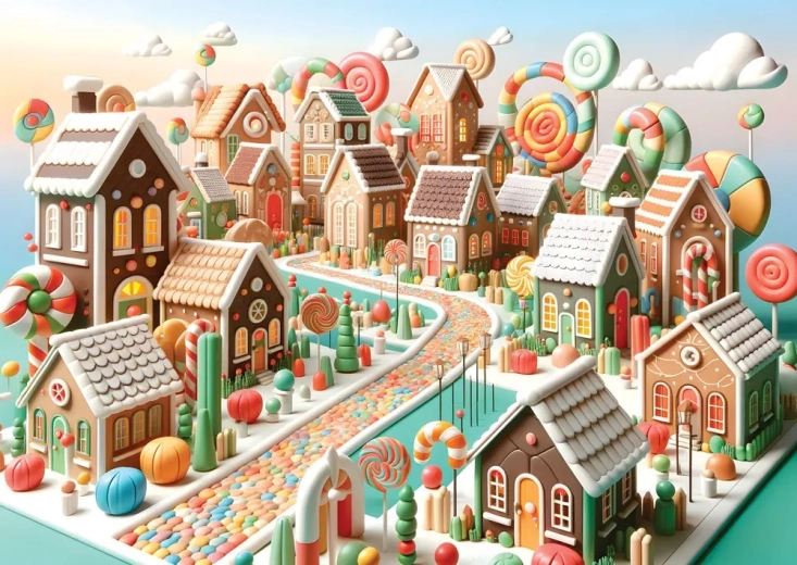 Puzzle Süßigkeitenwelt 1000 Teile YAZZ