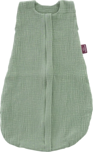 Träumeland Sommer-Schlafsack Liebmich aus Musselin, salbeigrün 70 cm