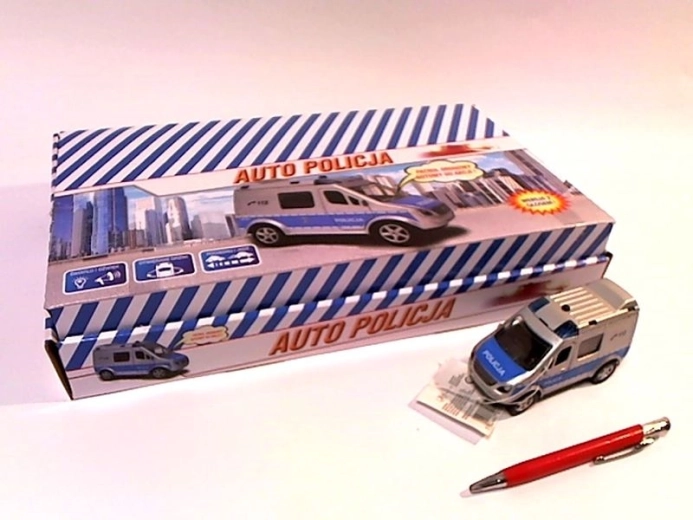 Polizeibus mit Sound 11 cm