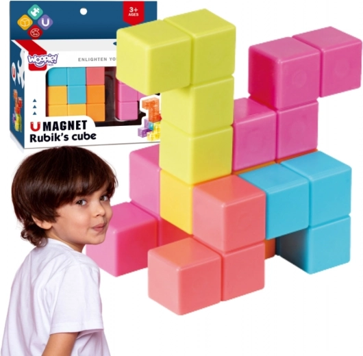 Woopie magnetisches Faltpuzzle Würfel Tetris