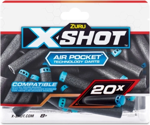 X-Shot Excel Ersatzschaum-Darts 20 Stk.