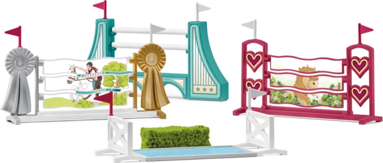 Schleich HORSE CLUB Zubehör für den Springparcours