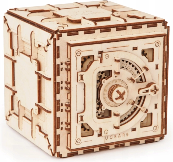Mechanischer Holztresor UGEARS – 3D‑Puzzle mit 179 Teilen
