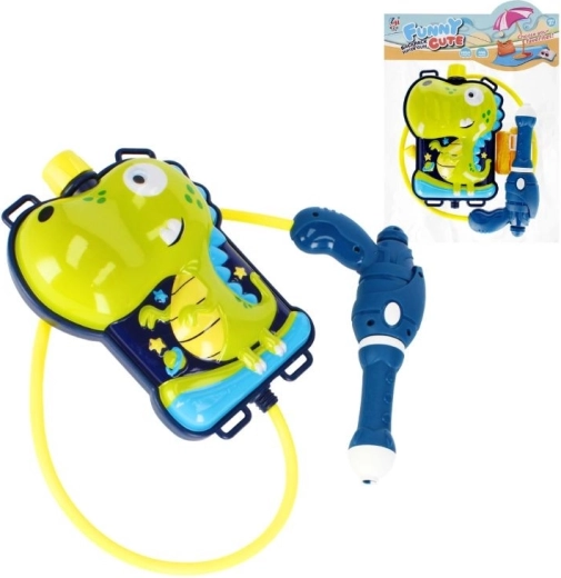 Wasserpistole mit Rucksack Dino – 1 Stück