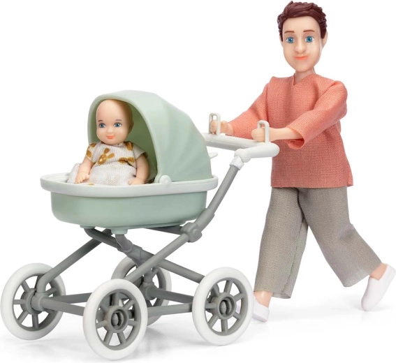 Bewegliche Puppen und abnehmbare Kleidung