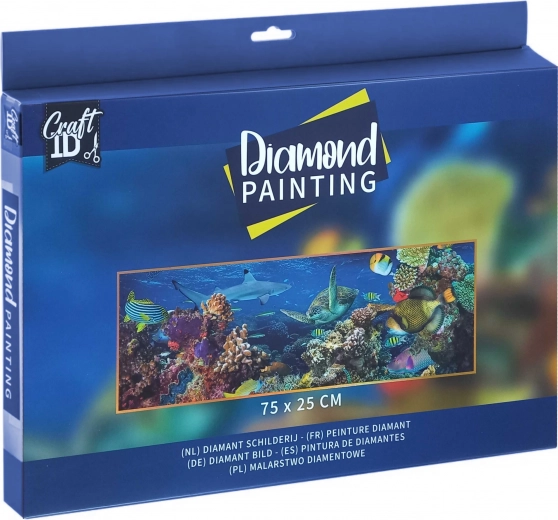 Diamantmalerei Unterwasserwelt 75 × 25 cm