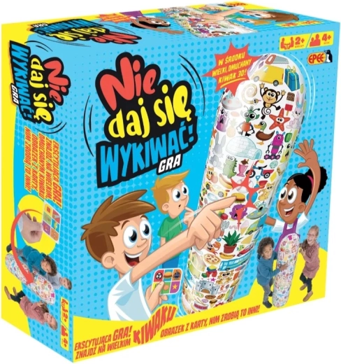 Familienspiel Nie daj się wykiwać – aufblasbares Suchspiel mit Bildern