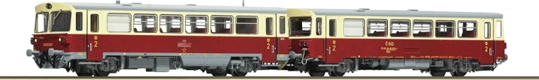 Roco Dieseltriebwagen M 152 0059 mit Beiwagen Blm ČSD (TT)