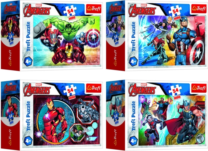 Minipuzzle Avengers 54 Teile in Schachtel