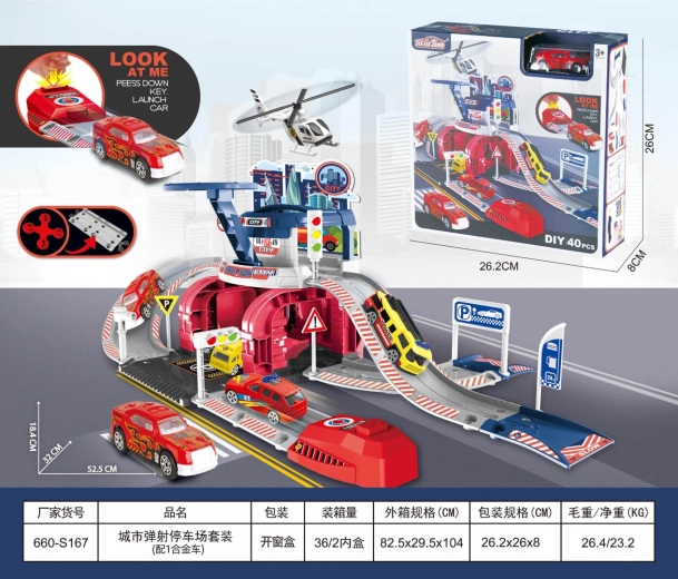 Garagenparkplatz mit Abschussvorrichtung – Edition Stadt