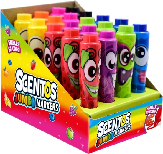 Duftender Jumbo-Filzstift Scentos Funny Face 1 Stk.