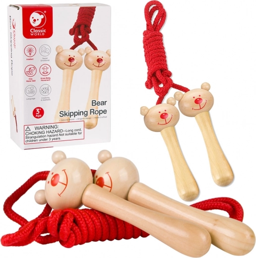 Holz-Springseil Bärchen CLASSIC WORLD