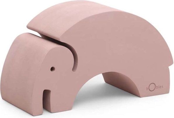 bObles Elefant – Balancierspielzeug Vintage Rose