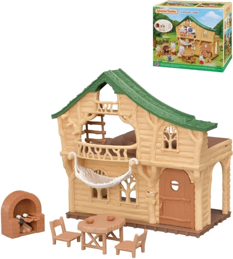 Sylvanian Families Hütte am See mit Möbeln