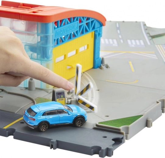 Garage und Parkplatz für Matchbox-Fahrzeuge