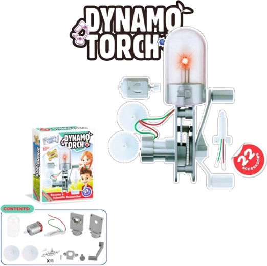 Lernbaukasten Dynamo mit LED-Licht