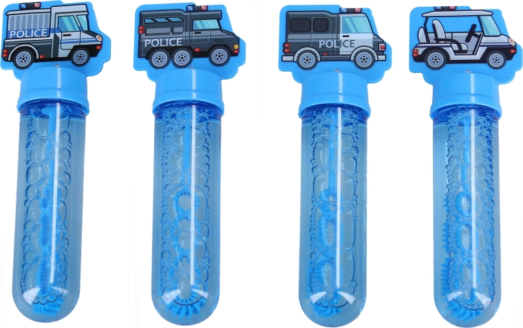 Seifenblasenstab Polizeiauto 14 cm - 1 Stück