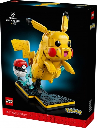 Ausstellungsmodell von Pikachu mit ikonischen Details
