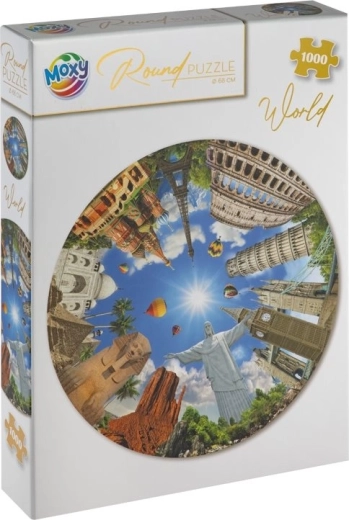 Moxy Rundpuzzle Welt 1000 Teile