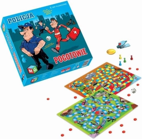 Familienspiel Polizei und Rettungsdienst