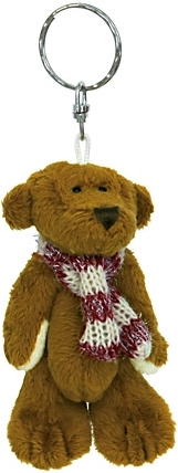 Plüschanhänger Teddybär dunkelbraun 11 cm