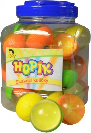 Hopskulky Orange, Zitrone, Limette 4cm, 26 Stk