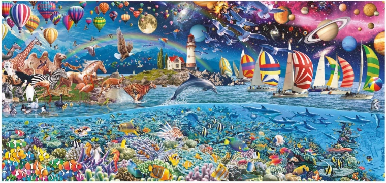 Panoramapuzzle Leben 3000 Teile