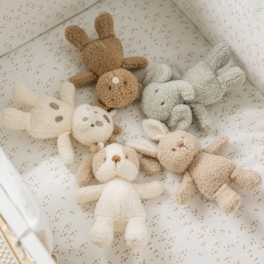 Weiches Teddy-Material für ein Gefühl von Geborgenheit