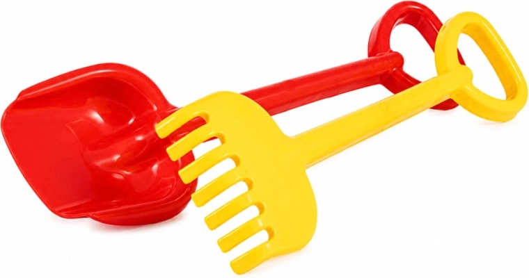 2-in-1-Set: Schaufel und Rechen