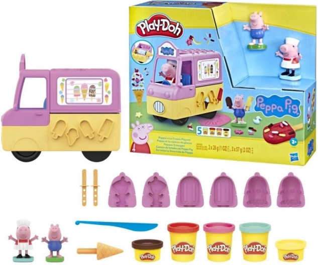 Play-Doh Peppa Pig Eiswagen-Set