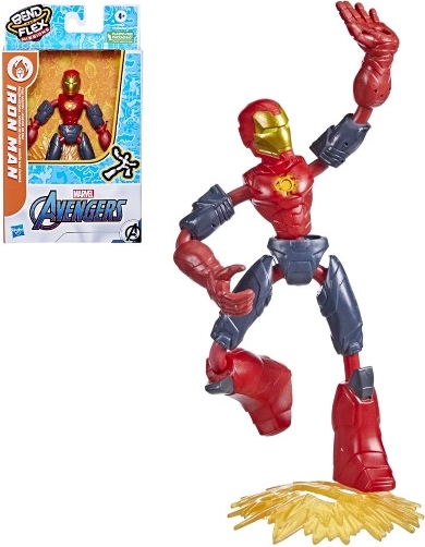 Avengers Bend and Flex Iron Man – biegsame Actionfigur 15 cm