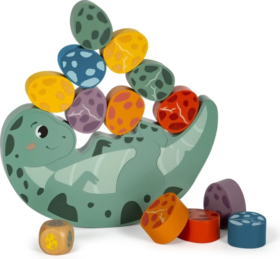 Holz-Balance-Spiel Dino