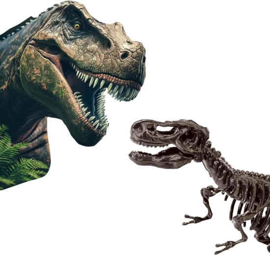 Baue dein T‑Rex-Skelett zusammen