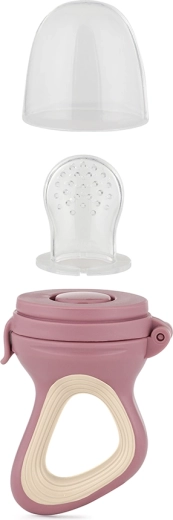 Silikon-Füttersauger PETITE & MARS Fruzi Rose & Sand, 6m+